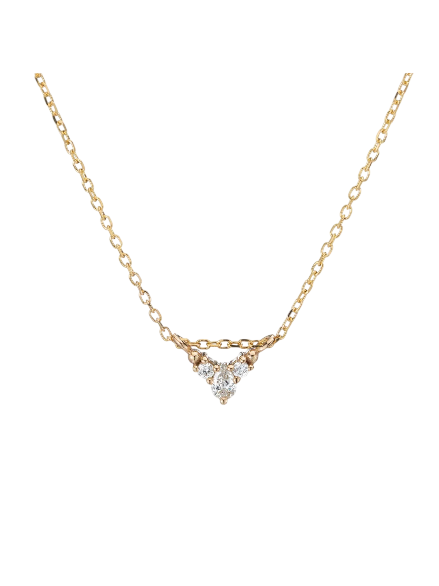 Diamond Peak Cluster Necklace